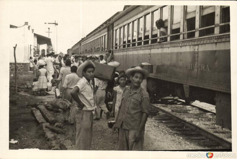 Una estación del ferrocarril