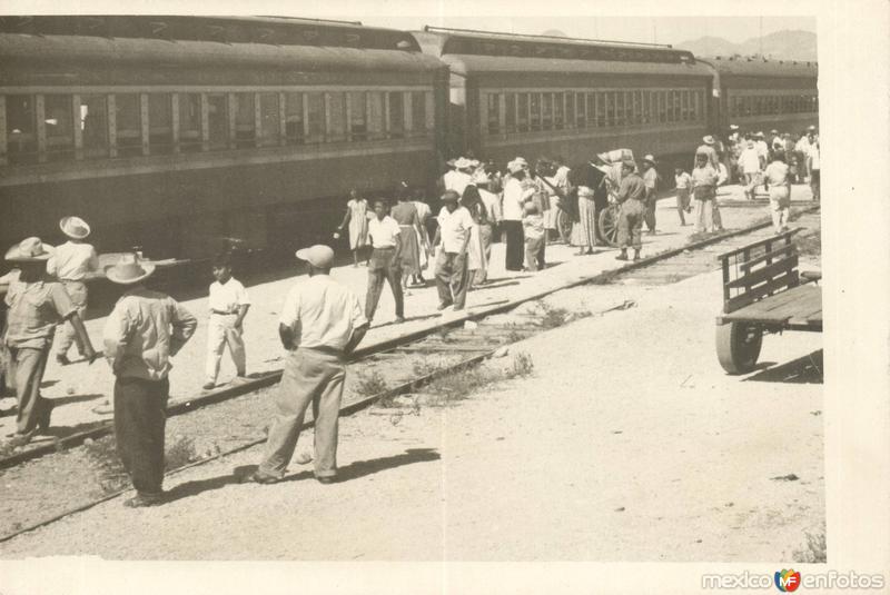 Una estación del ferrocarril