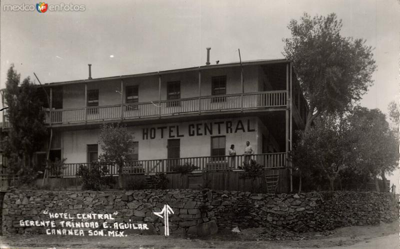 Hotel Central. Gerente Trinidad E. Aguilar