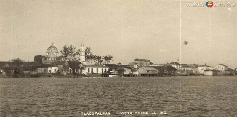 Tlacotalpan vista desde el río