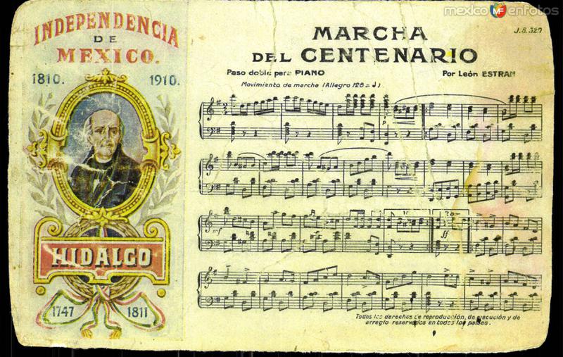 Postal conmemorativa del Primer Centenario de la Independencia (1910)