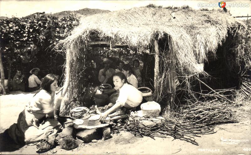 Haciendo tortillas