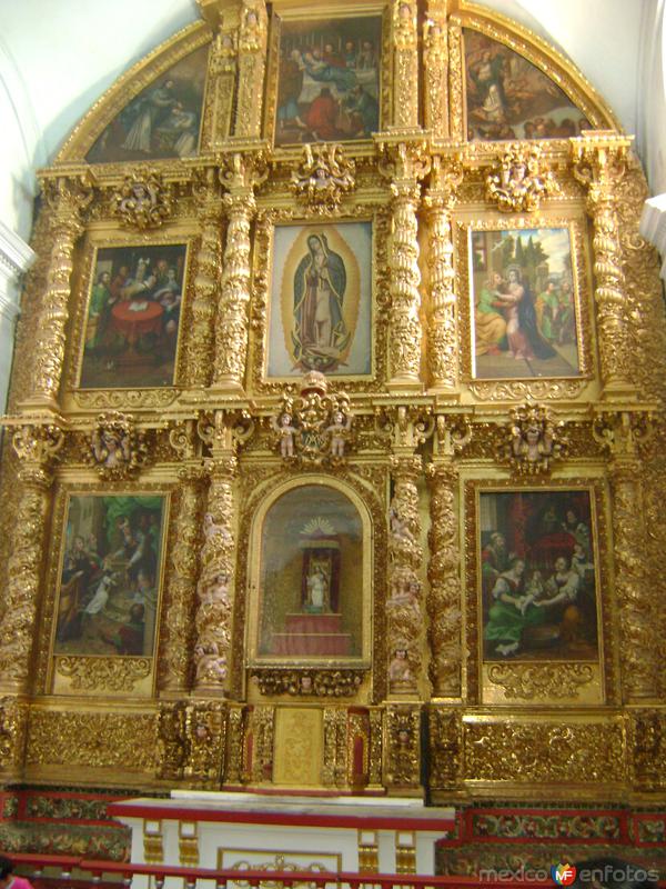 Retablo barroco en la catedral de la Asunción. Diciembre/2011
