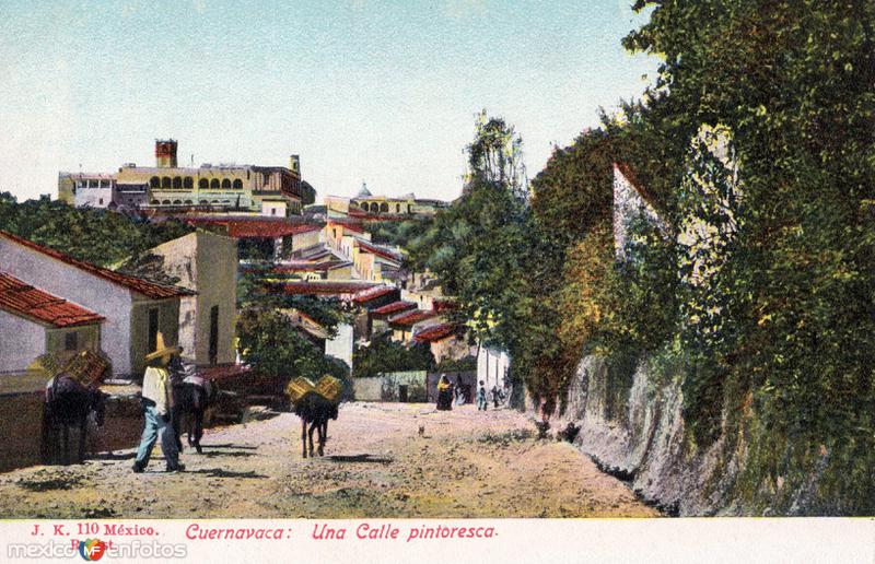 Una calle de Cuernavaca