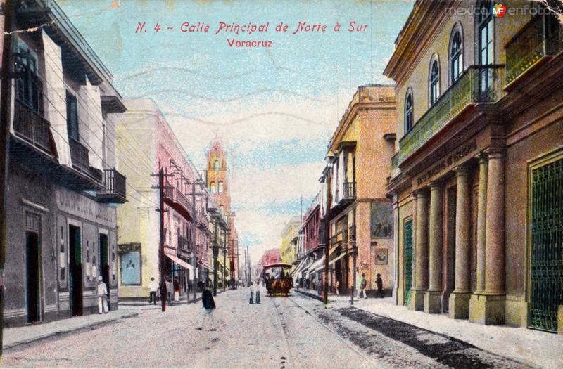 Calle principal de norte a sur