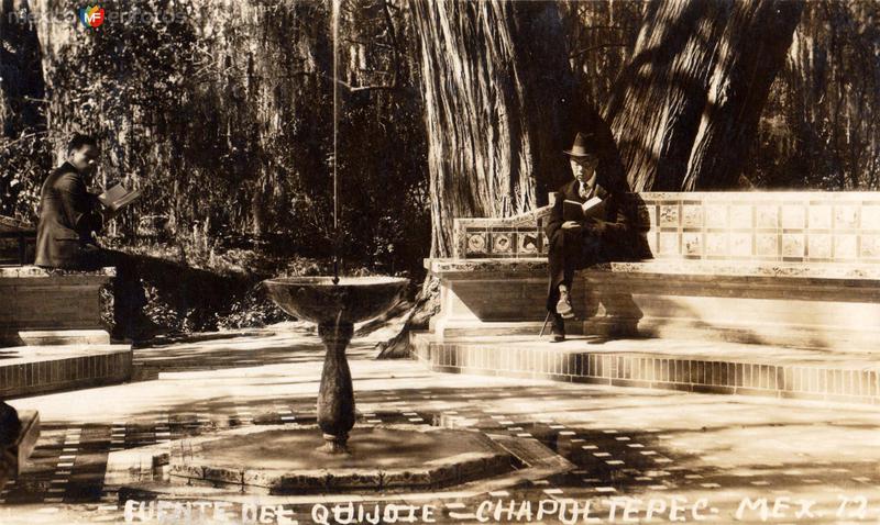 Fuente del Quijote en Chapultepec