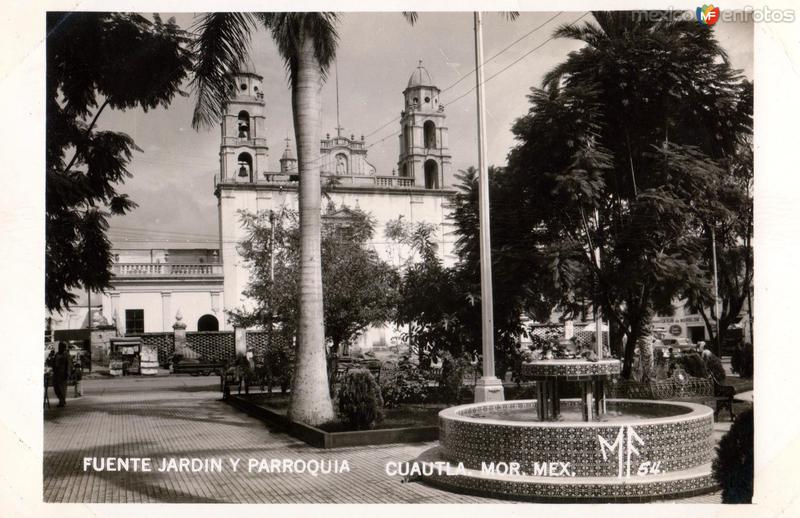 Jardín y Parroquia de Cuautla