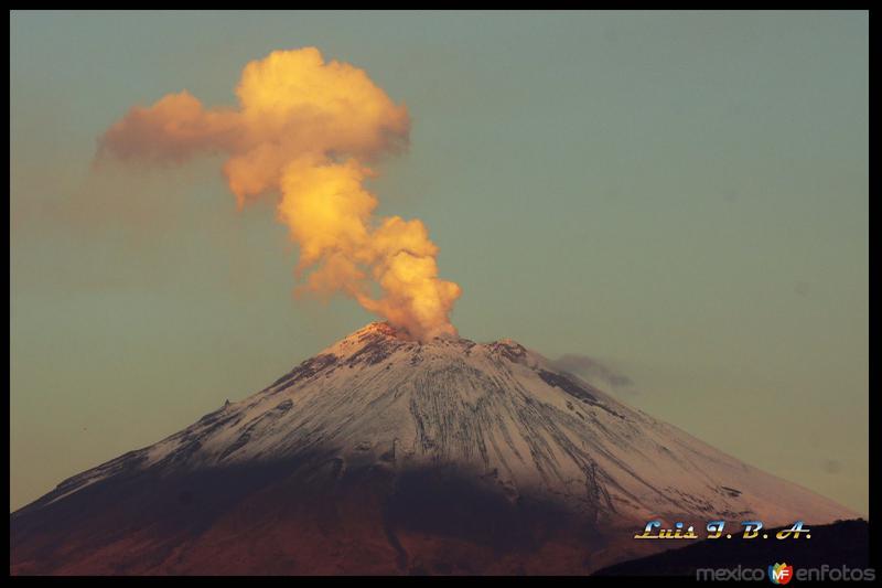 Vista del Popocatepetl