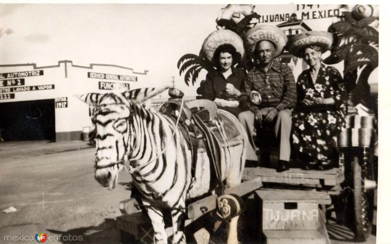 Carreta de fotos turísticas en Tijuana