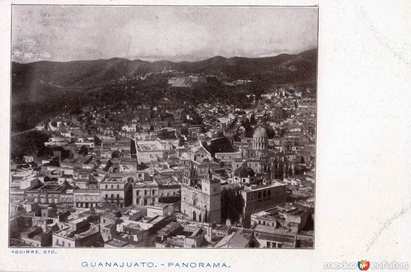 Vista panorpamica de Guanajuato
