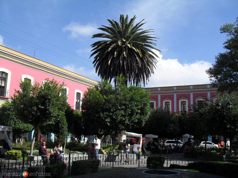 Postal de centro de Texcoco