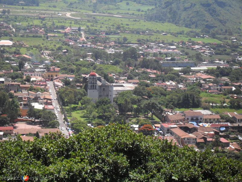 Panoramica de Malinalco desde la zona arqueologica