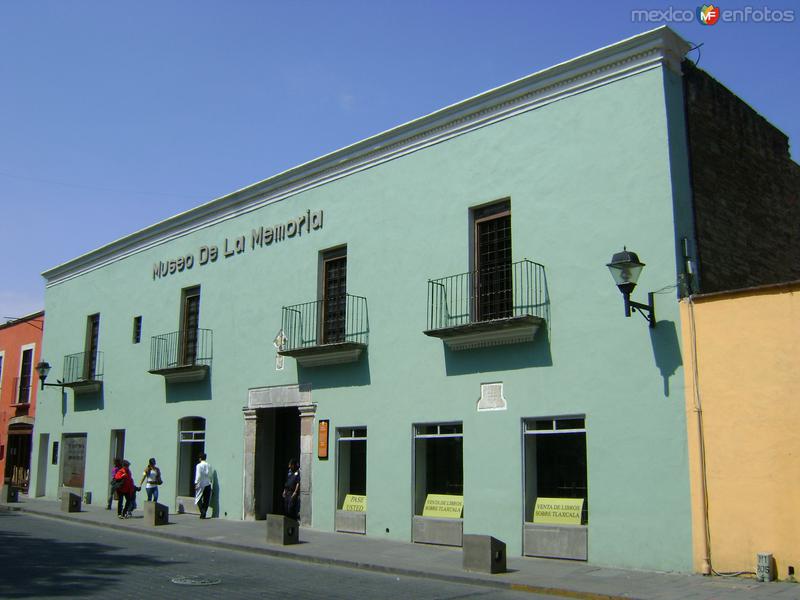 Fachada del Museo de la Memoria de Tlaxcala. Marzo/2012