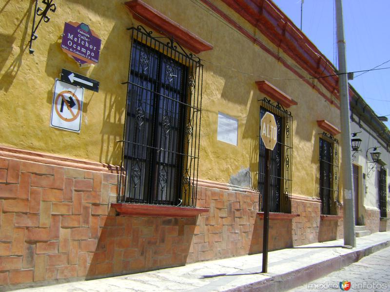 Arquitectura en el centro histórico de Cadereyta. Marzo/2012