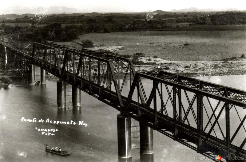 Puente ferroviario en Acaponeta