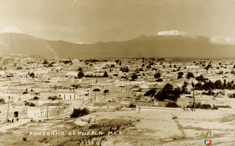 Vista panorámica de Puebla