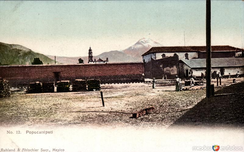 El Popocatépetl desde Amecameca