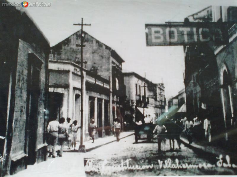 CALLE CONSTITUCION, VILLAHERMOSA, TAB. 1926