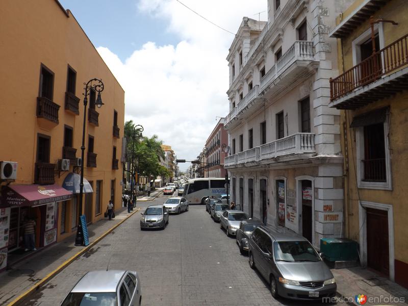 Calle M. Molina en el Puerto de Veracruz. Julio/2012