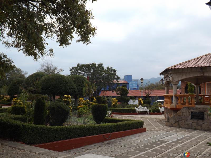 Fotos de Huasca de Ocampo, Hidalgo, México: Parque central y kiosco de San Miguel Regla