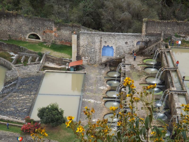 Fuentes en la ex-hacienda de Santa María Regla. Noviembre/2012