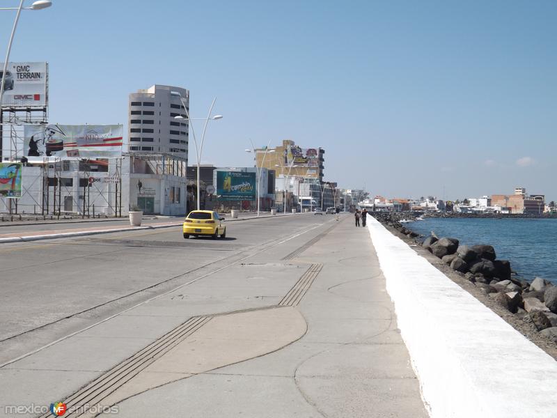 Malecón del Puerto de Veracruz. Enero/2013