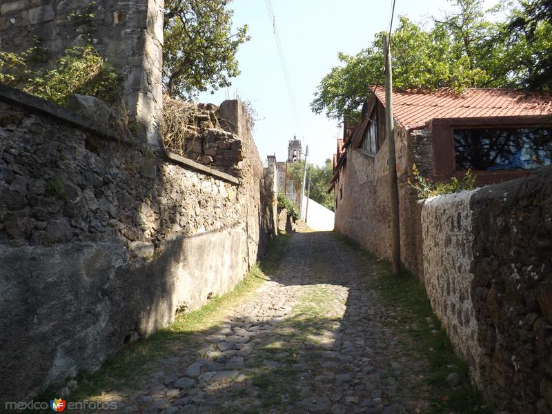 Calles del pueblo minero El Chico, Hidalgo. Mayo/2013