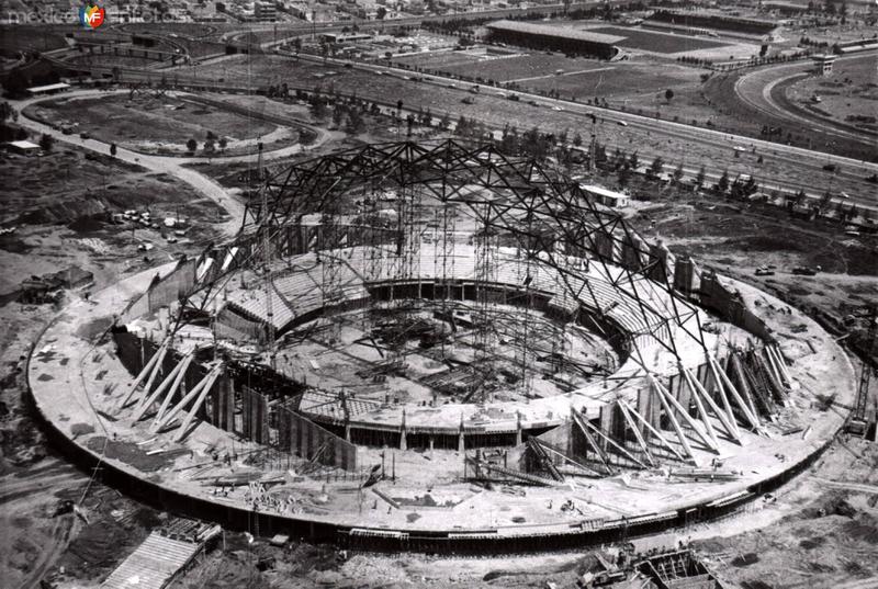 Construcción del Palacio de los Deportes