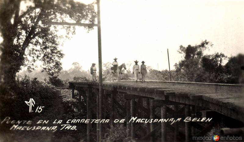 Puente en la carretera Macuspana - Belén