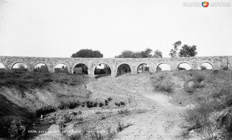 Acueducto de Chihuahua (por William Henry Jackson, c. 1888)