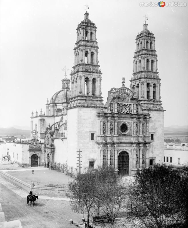 Catedral de Chihuahua (por William Henry Jackson, c. 1888)