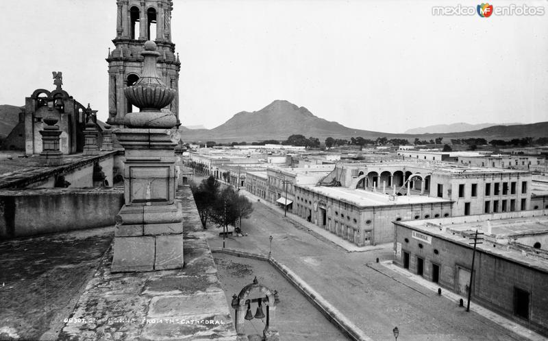 Vista panorámica de Chihuahua (por William Henry Jackson, c. 1888)