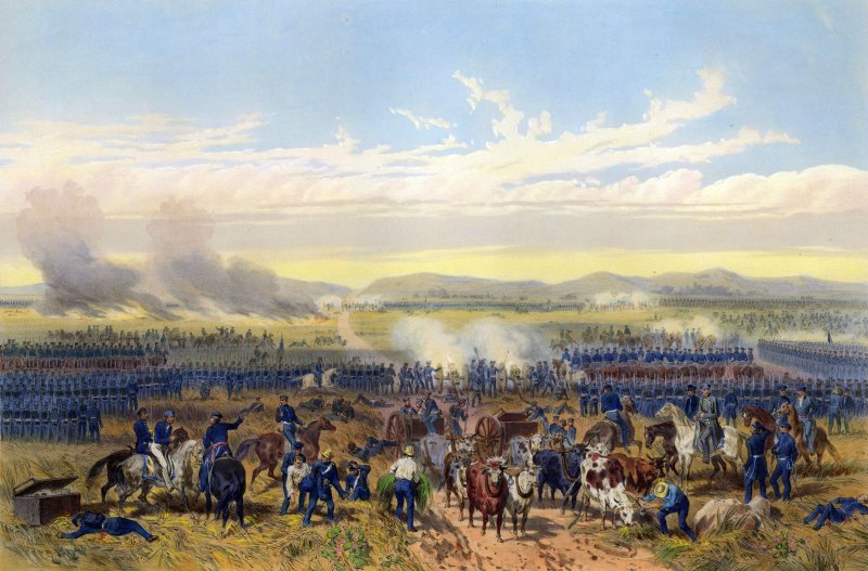 Invasión estadounidense de 1847: Batalla de Palo Alto