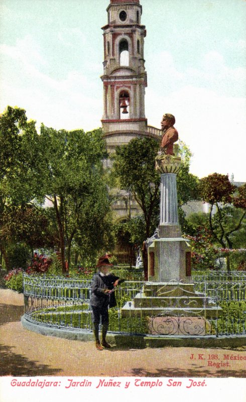 Jardín núñez y Templo de San José