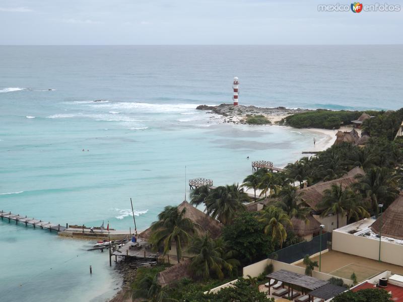 El faro de Punta Cancún. Noviembre/2013