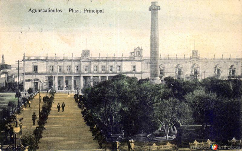 Plaza principal de Aguascalientes