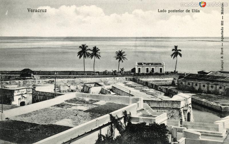 Lado posterior de la fortaleza de San Juan de Ulúa