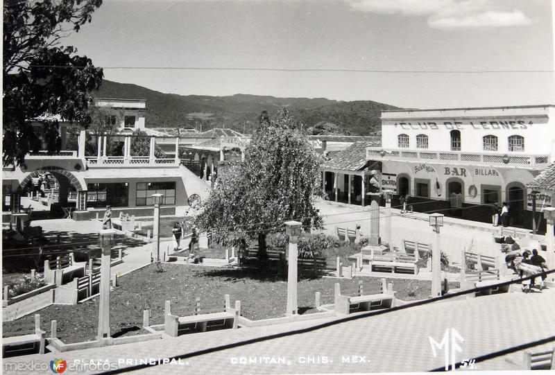 Plaza principal Comitan Chiapas