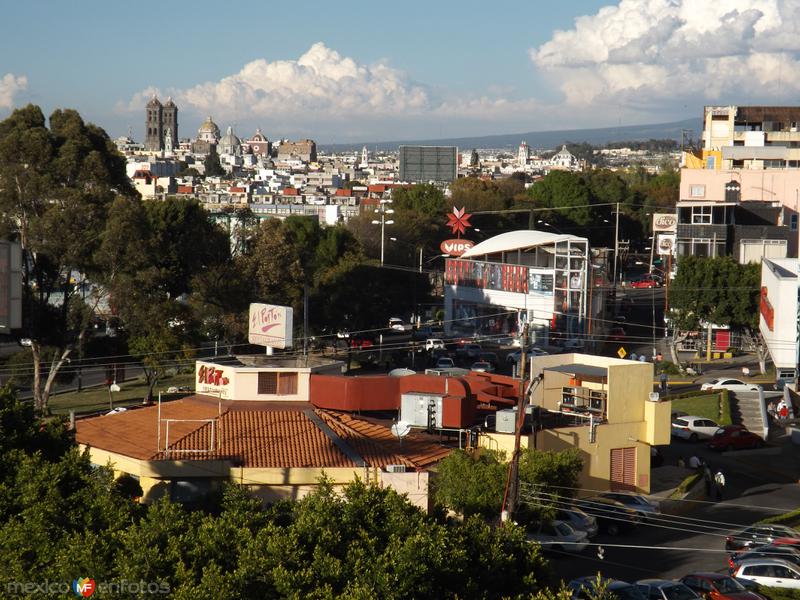 Vista hacia el centro histórico. Puebla. Diciembre/2013