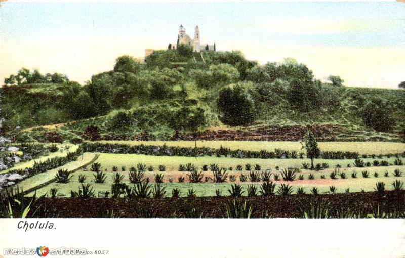 Pirámide y templo de Cholula