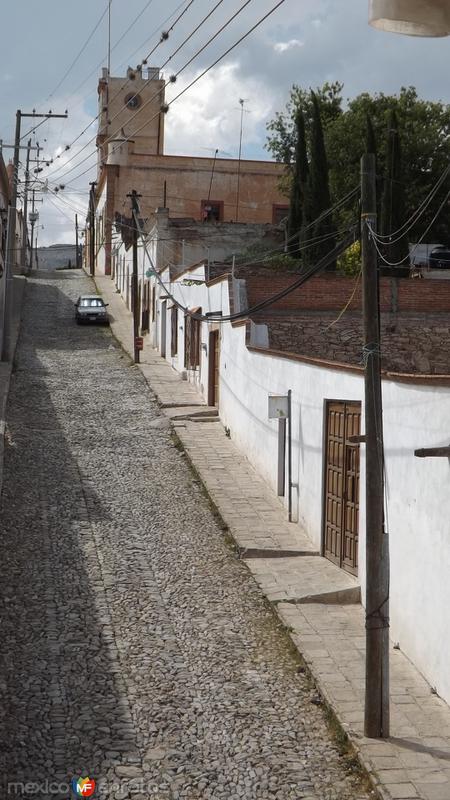 Calles del Pueblo Mágico de Pozos. Abril/2014