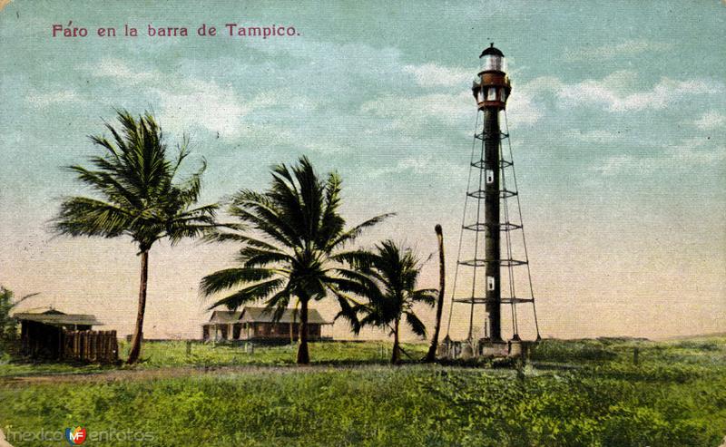 Faro en la barra de Tampico