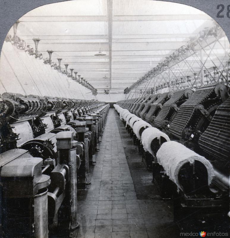 Máquinas cardadoras de algodón (1912)