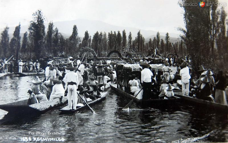 Xochimilco por; HUGO BREHME Bellisima