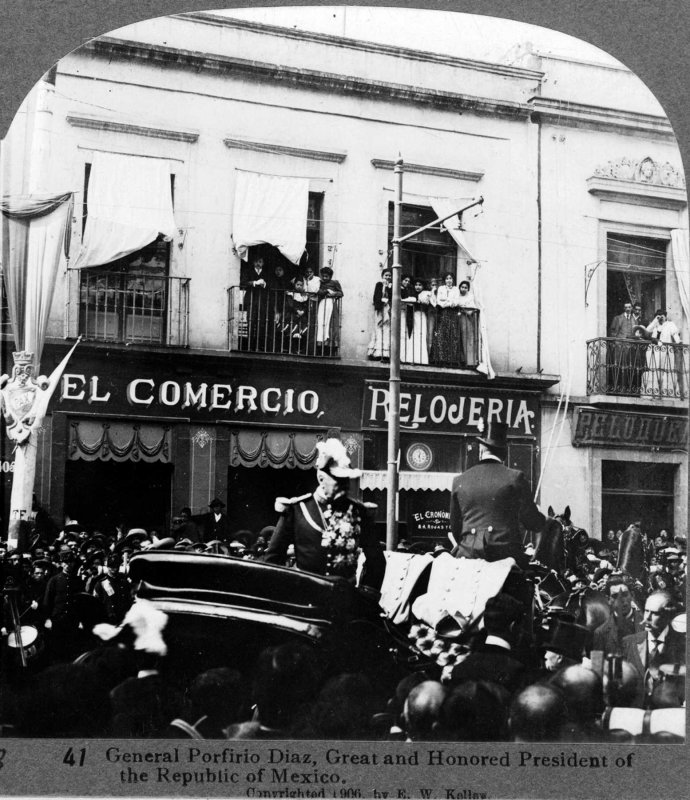 Porfirio Diaz en Campana 1900