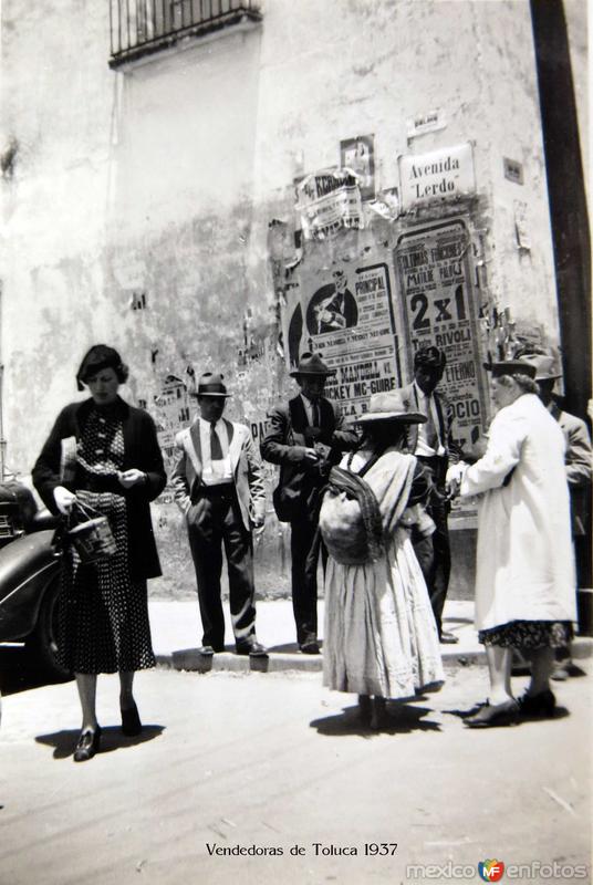 Vendedoras de Toluca 1937 1937