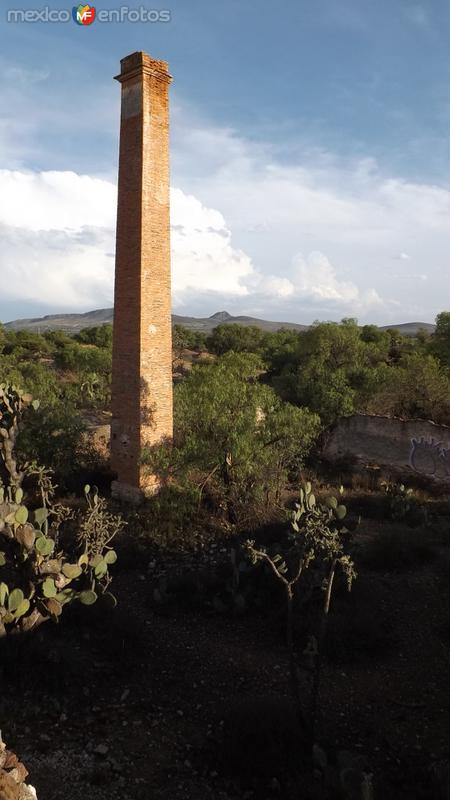 El chacuaco de la Mina de Santa Brígida. Abril/2014