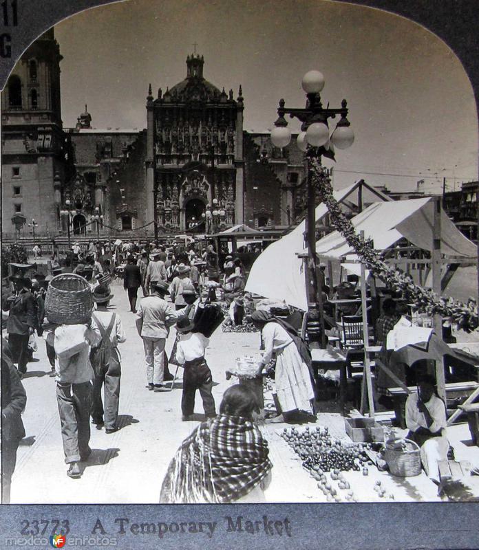 Mercado temporal y La Catedral