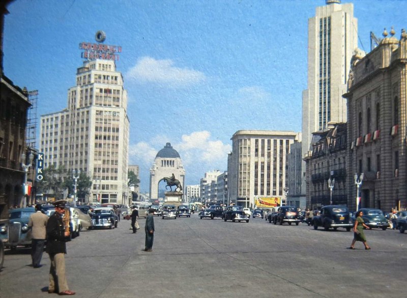 Avenida Juarez Mexico D F en 1948