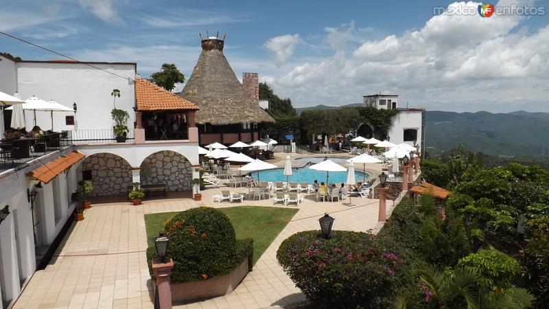 Vista del Hotel Montetaxco. Julio/2014